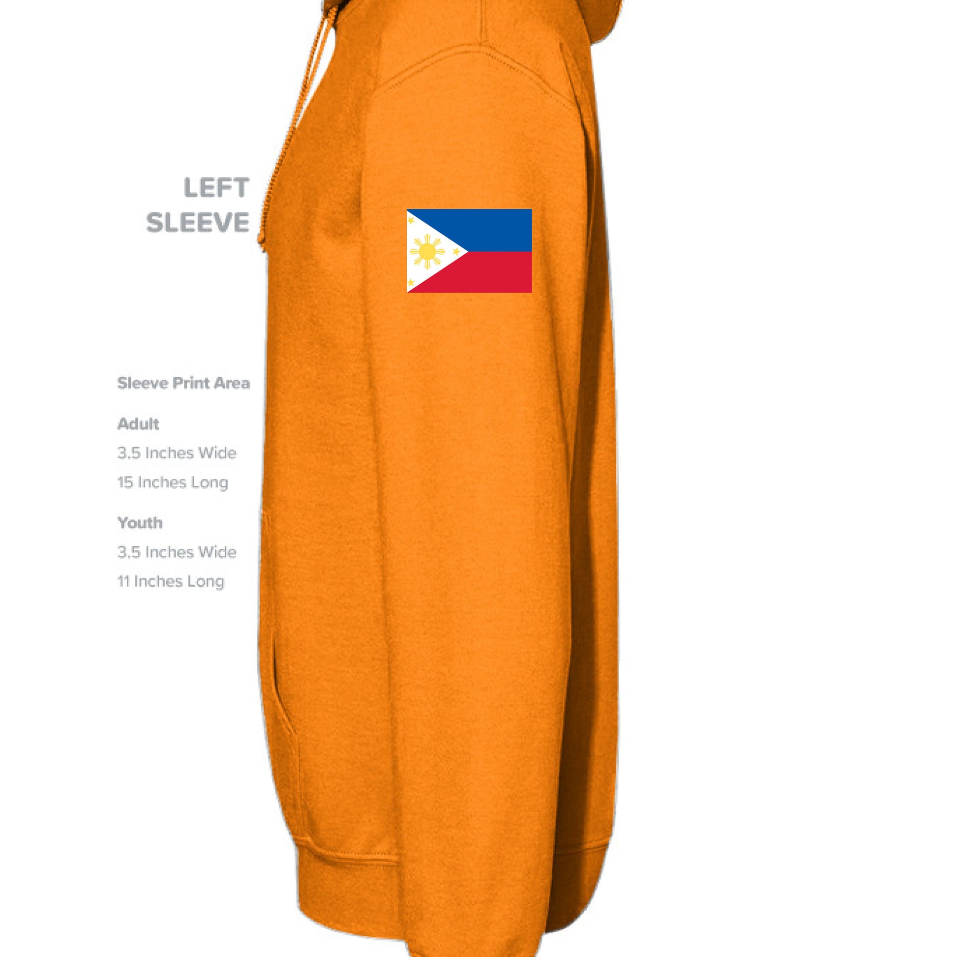 SAFETY ORANGE - SLEEVE_LEFT