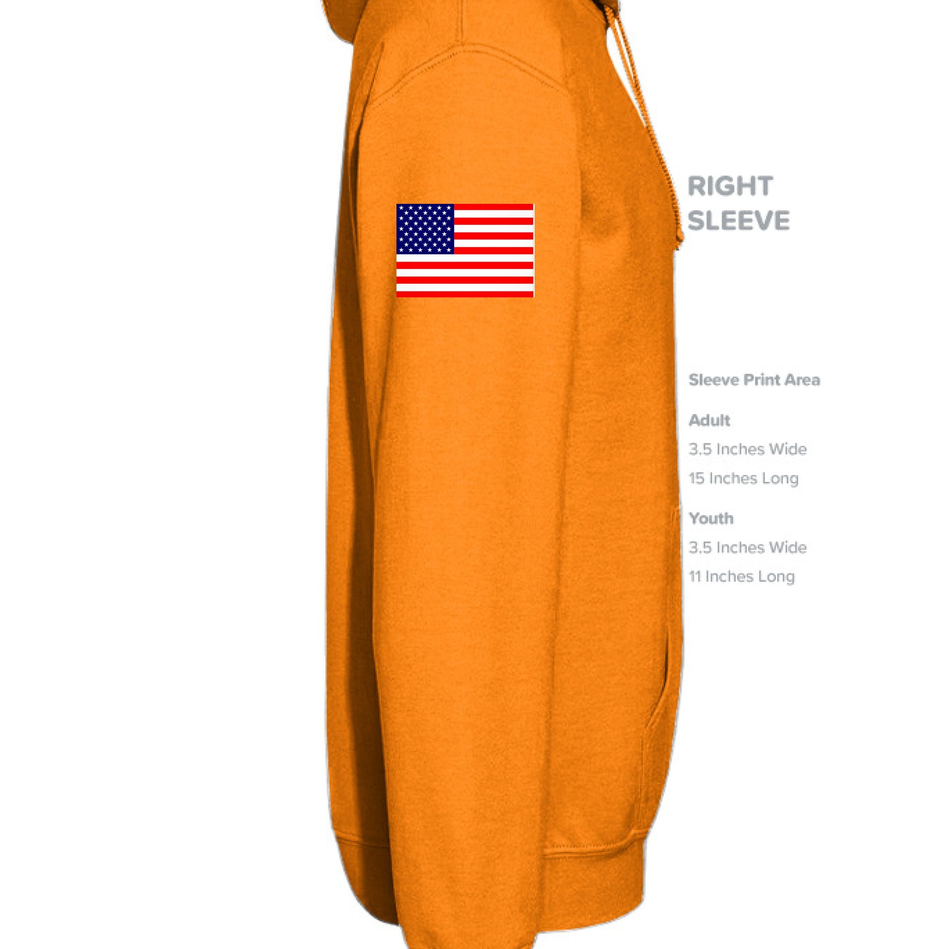 SAFETY ORANGE - SLEEVE_RIGHT